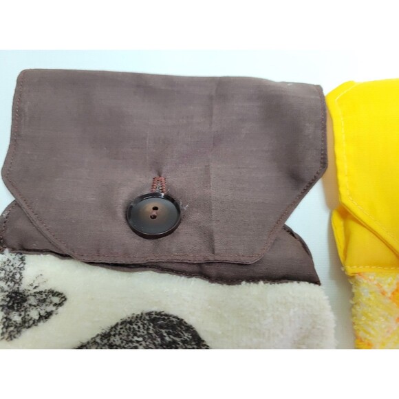 3 Vintage Mid Century Mushroom Kitchen Hand Towels - Picture 5 of 9